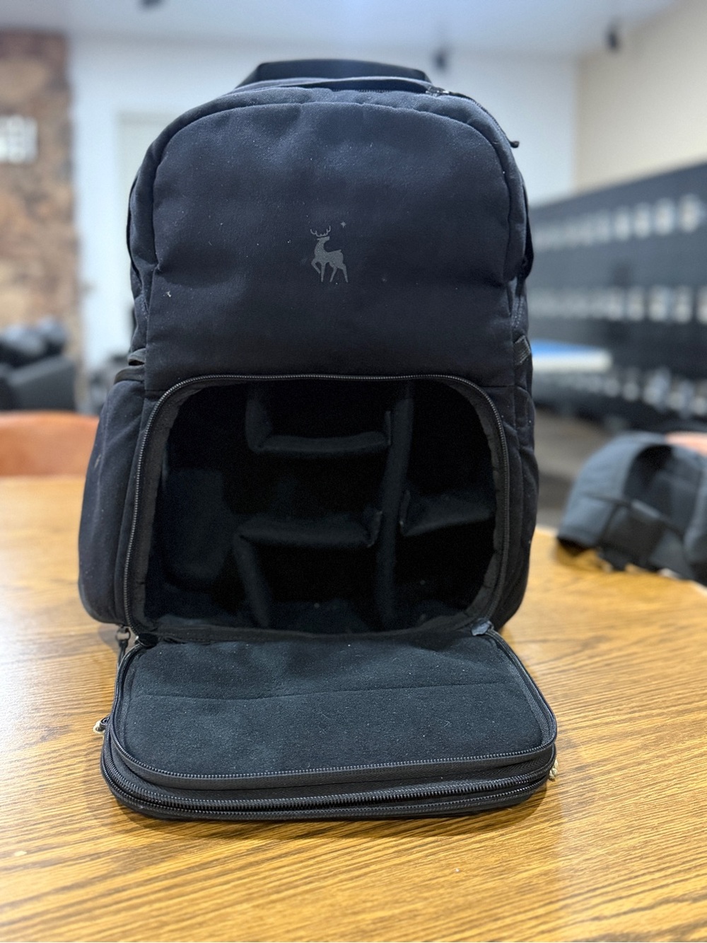 Black Camera Backpack